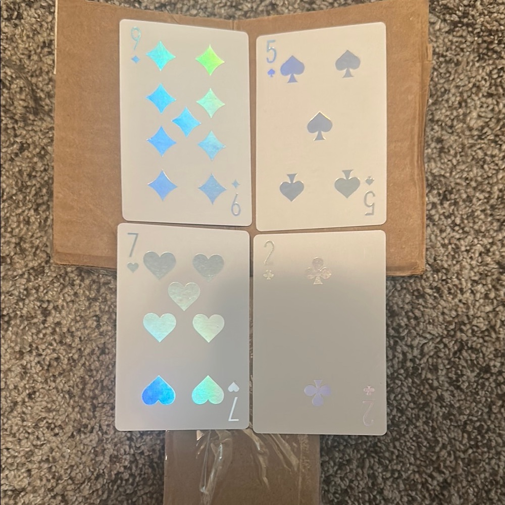 Four Dior Joy Playing Cards
